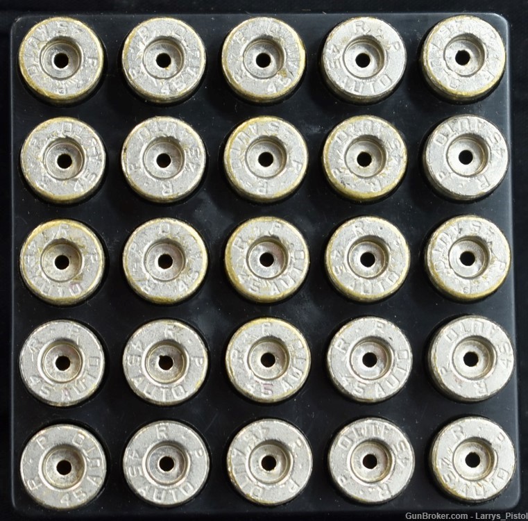 25 RDS Factory Loaded Dummy Remington .45 ACP Golden Saber Cartridges-img-4