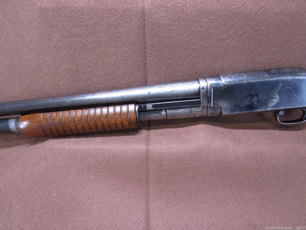 Winchester Model 12 12GA 2 3/4 In Pump Shotgun Made in 1949 C&R Okay-img-13