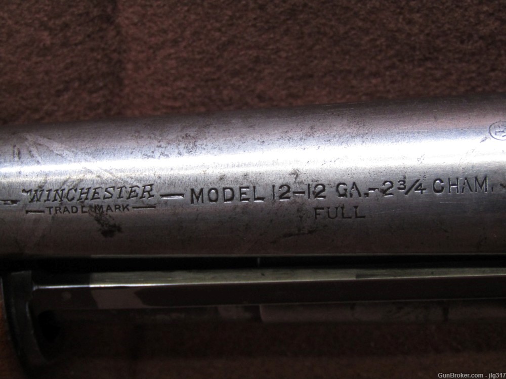 Winchester Model 12 12GA 2 3/4 In Pump Shotgun Made in 1949 C&R Okay-img-16