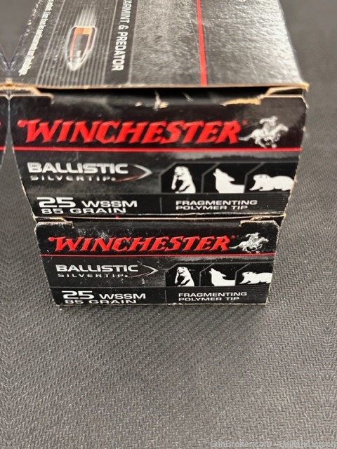 Winchester 25 WSSM - .25 Ballistic Silvertip 85 Gr. Grain Fragmenting Tip-img-0