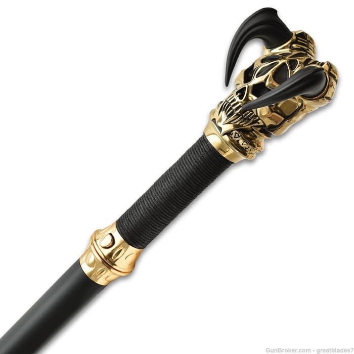 Vorthelok Forged Sword Cane Gold Edition FREE SHIPPING!!!!-img-2