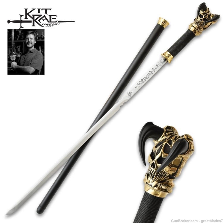 Vorthelok Forged Sword Cane Gold Edition FREE SHIPPING!!!!-img-0