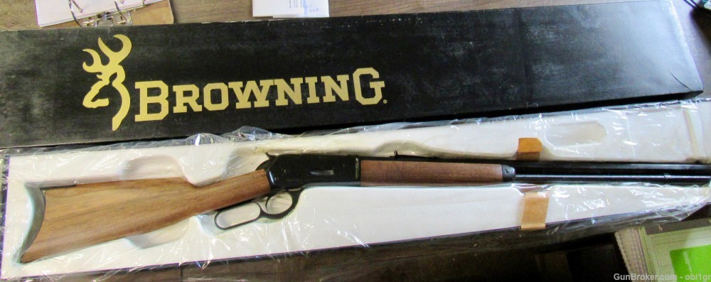 MINT IN BOX Browning Model 1886 Lever Action Rifle Grade 1 s# 50 .01 NR-img-0