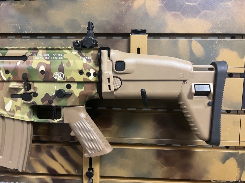 FN Scar 16S NRCH - 5.56 NATO - Multicam Edition + 2 EXTRA MAGS-img-8