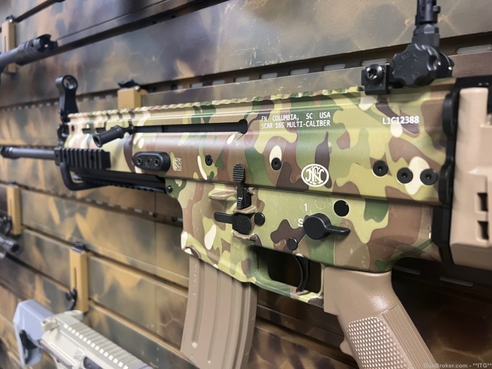 FN Scar 16S NRCH - 5.56 NATO - Multicam Edition + 2 EXTRA MAGS-img-9