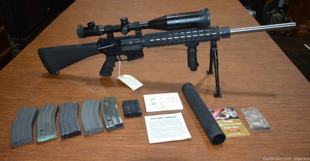 Stag Arms, Model 15 (M4), 5.56 NATO, Varmint/Target-img-0