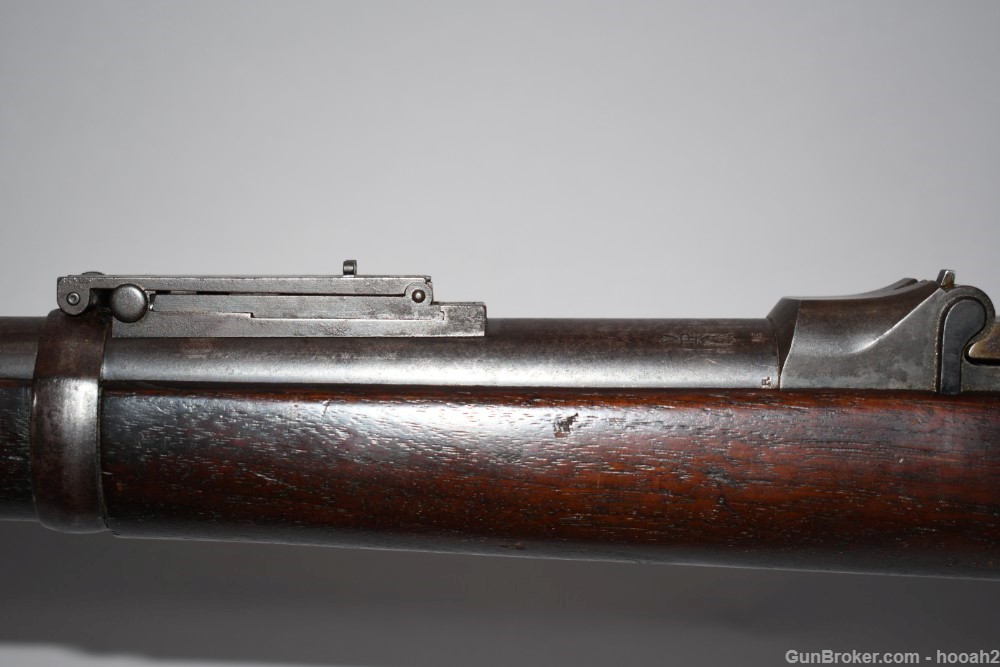 US Springfield Model 1888 Trapdoor Single Shot Rifle 45-70 Govt Unit Marked-img-13