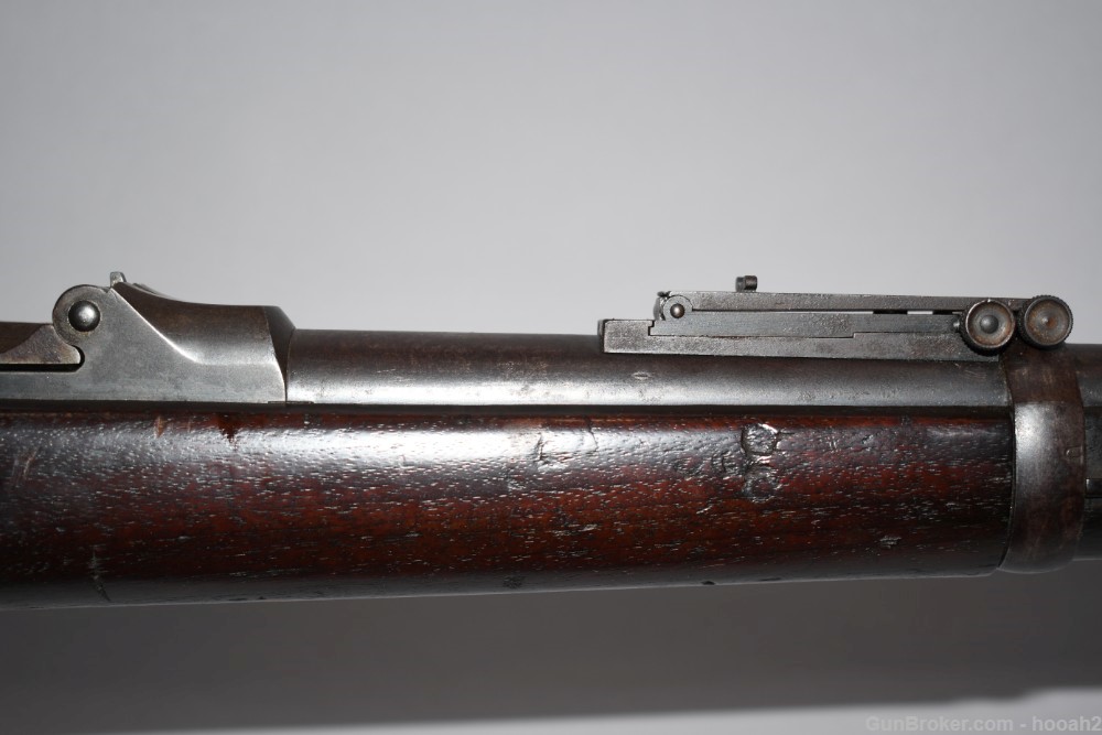 US Springfield Model 1888 Trapdoor Single Shot Rifle 45-70 Govt Unit Marked-img-5