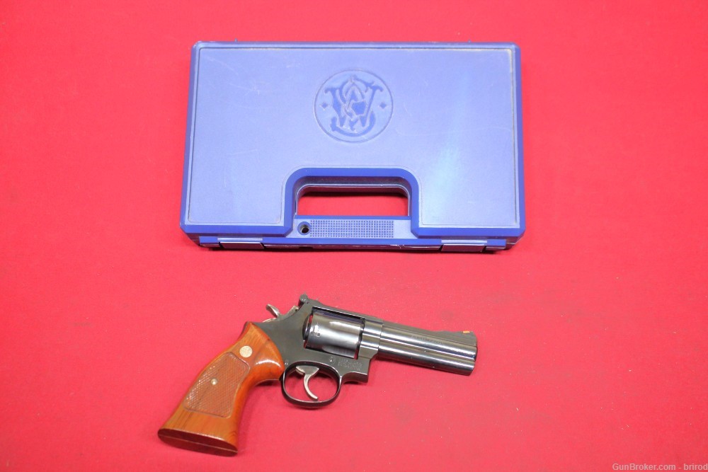 Smith & Wesson 586-2 Blued .357 Mag W/4" Barrel, Adj Sights - Nice! - 1988-img-0