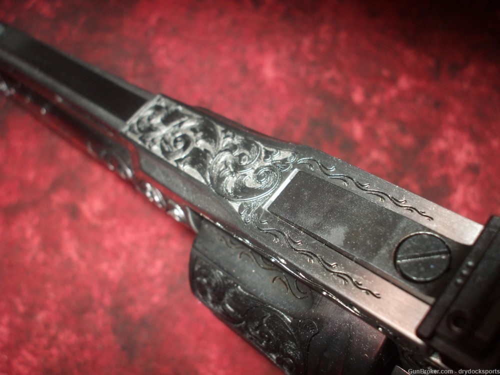 Colt Python 4.25" Bobby Tyler Gunworks Engraved .357 Magnum RARE-img-14