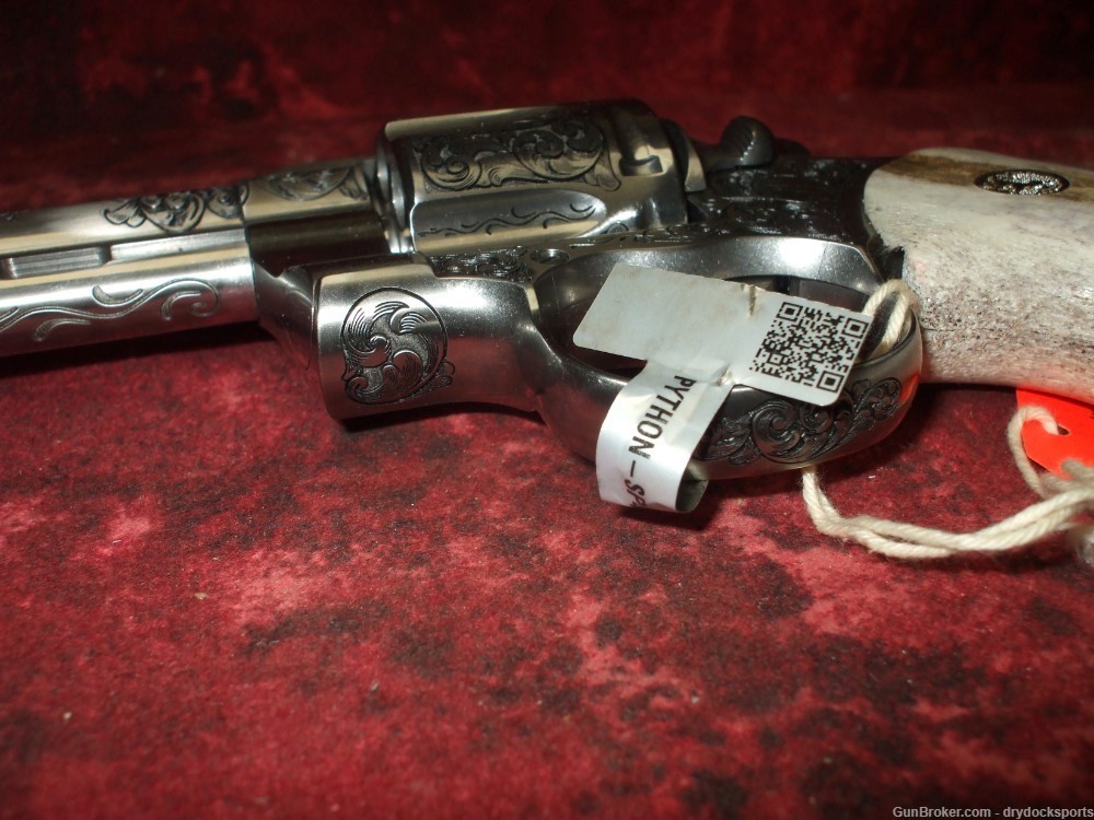Colt Python 4.25" Bobby Tyler Gunworks Engraved .357 Magnum RARE-img-12