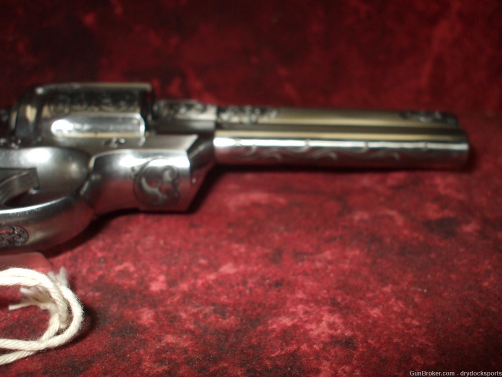 Colt Python 4.25" Bobby Tyler Gunworks Engraved .357 Magnum RARE-img-10