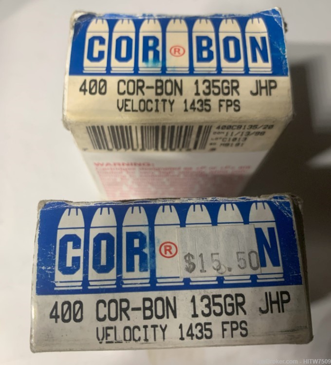 Cor Bon 400 Cor-Bon 135gr JHP 38 rounds-img-0