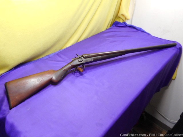 REMINGTON 1889 12 GA SIDE BY SIDE HAMMER GUN 30" BARRELS-img-0