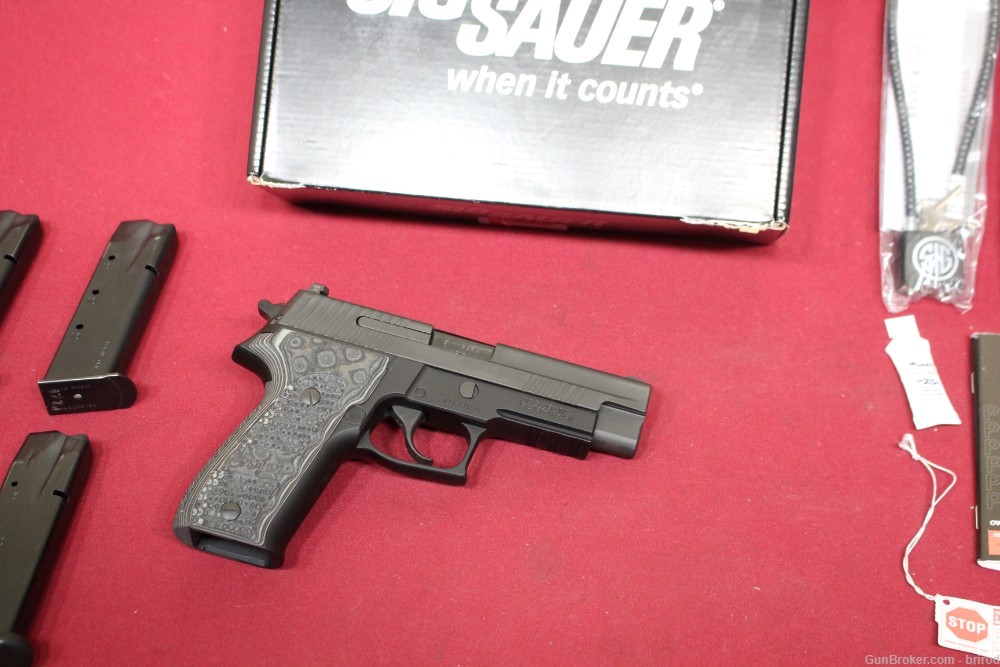 Sig Sauer P226 Extreme 9mm Pistol W/Rail, G10 Grips, 4x Mags, Box - 2014-img-2