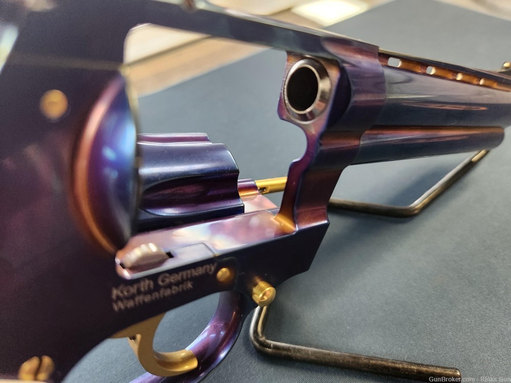 Korth Classic High Polish Blue .357 Mag 5.25” Revolver Limited Production-img-6