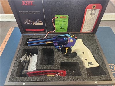 Korth Classic High Polish Blue .357 Mag 5.25” Revolver Limited Production