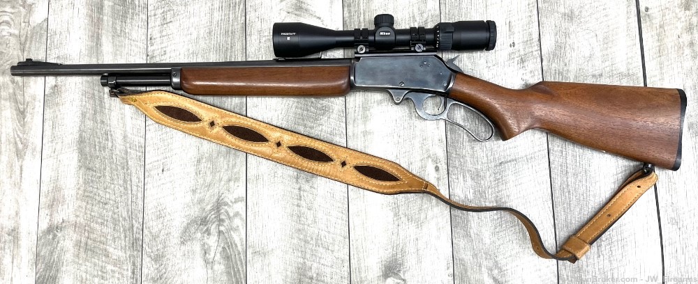 MARLIN 336 .30-30 WINCHESTER LEVER ACTION GOOD CONDITION NIKON PROSTAFF -img-1