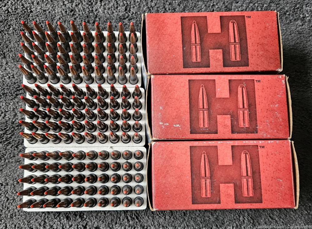 150 ROUNDS HORNADY V-MAX 5.45X39 HP RED TIP AK-74 RPK AIMS-74 ARSENAL SLR -img-1