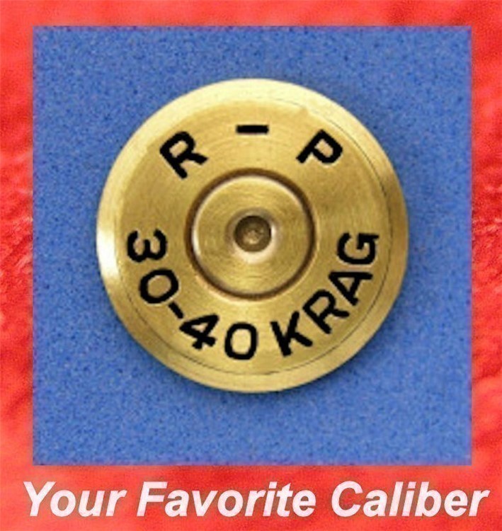 Remington R-P 30-40 KRAG  Cartridge Hat Pin  Tie Tac  Ammo Bullet-img-0
