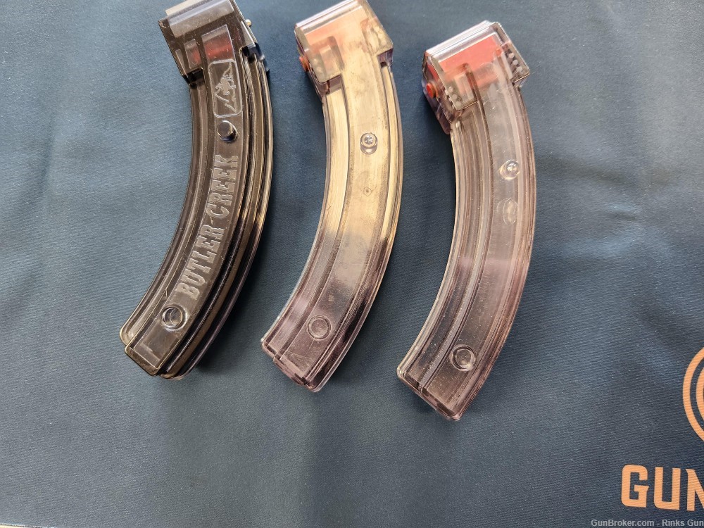BUTLER CREEK 25/22 25RD 22LR 10/22 MAGAZINES .01 PENNY AUCTION NR-img-1