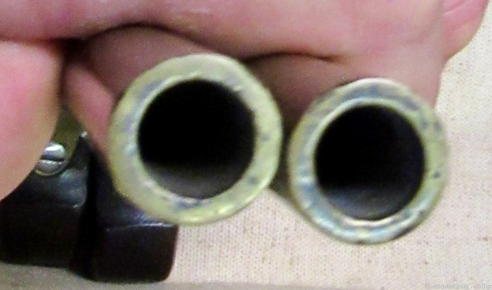 Cased Set of Twigg English Boxlock Brass Flint Muff Pistols ca. 1820-img-22