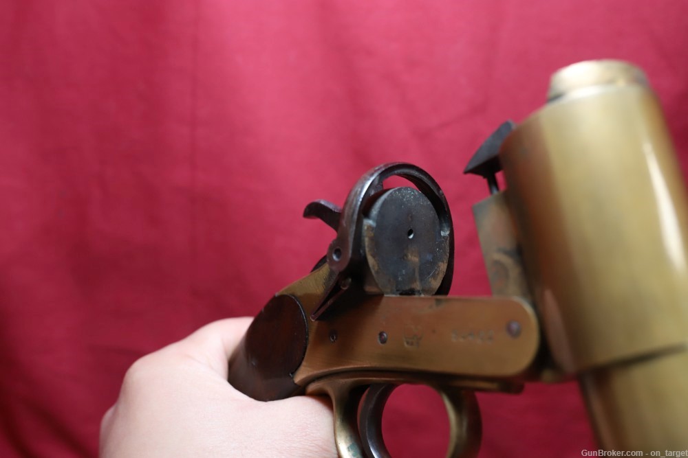 Webley & Scott No. 1 Mark 3 1" (25 mm ) Flare Pistol 5 7/8" Barrel MFG 1918-img-37