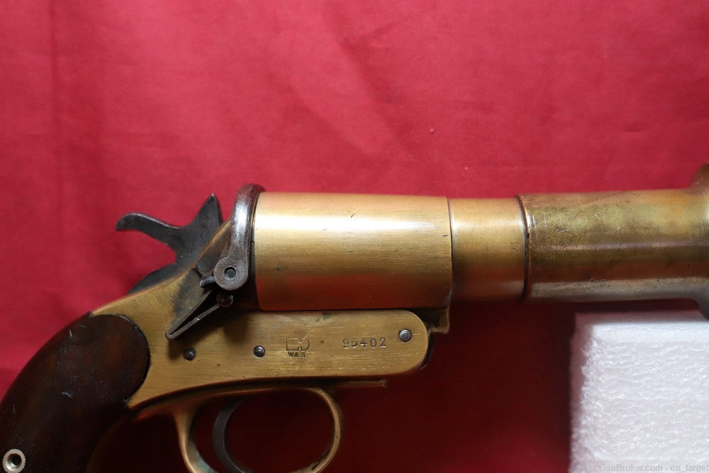 Webley & Scott No. 1 Mark 3 1" (25 mm ) Flare Pistol 5 7/8" Barrel MFG 1918-img-2