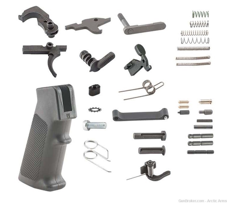 M16 Complete Lower Parts Kit w/ Auto Sear and Pin M4 LPK FCG-img-0