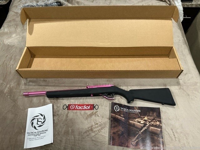 Pink Tactical Solutions X-RING 10/22 rifle with scope-img-0