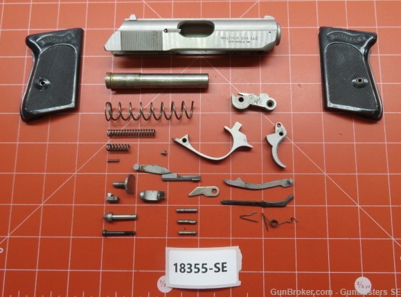 Walther PPK 9mm Kurz / .380 ACP Repair Parts #18355-SE-img-0