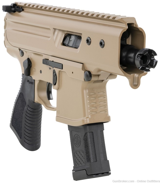 Sig Sauer MPX Copperhead 9mm Pistol 3.5" 20+1 FDE PMPX-3B-CH-NB NO BRACE-img-2