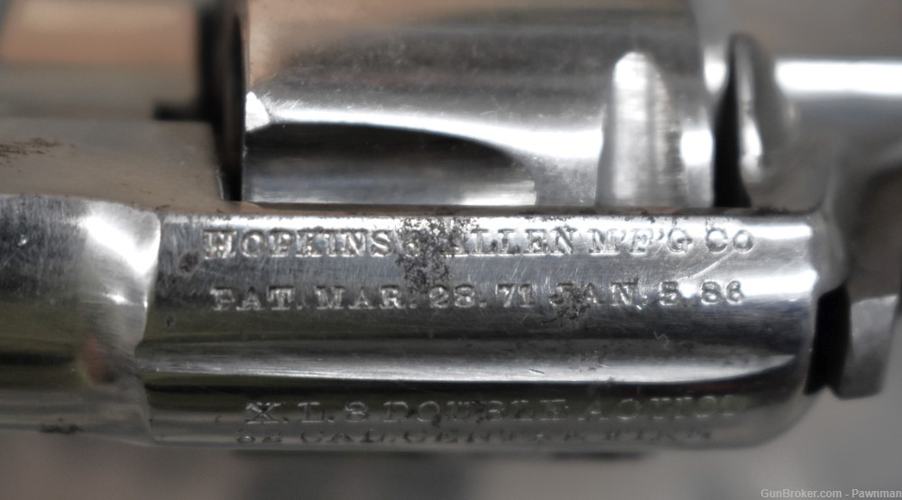 Hopkins & Allen Model XL 3 Double Action Revolver in 32 S&W BP-img-2