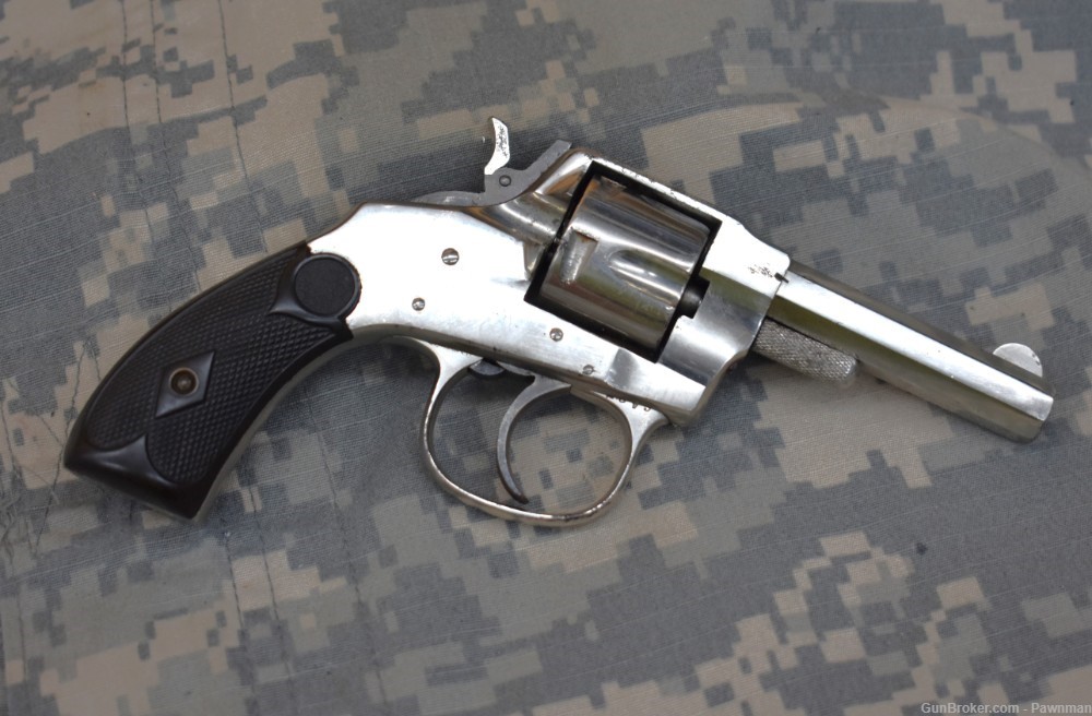 Hopkins & Allen Model XL 3 Double Action Revolver in 32 S&W BP-img-1