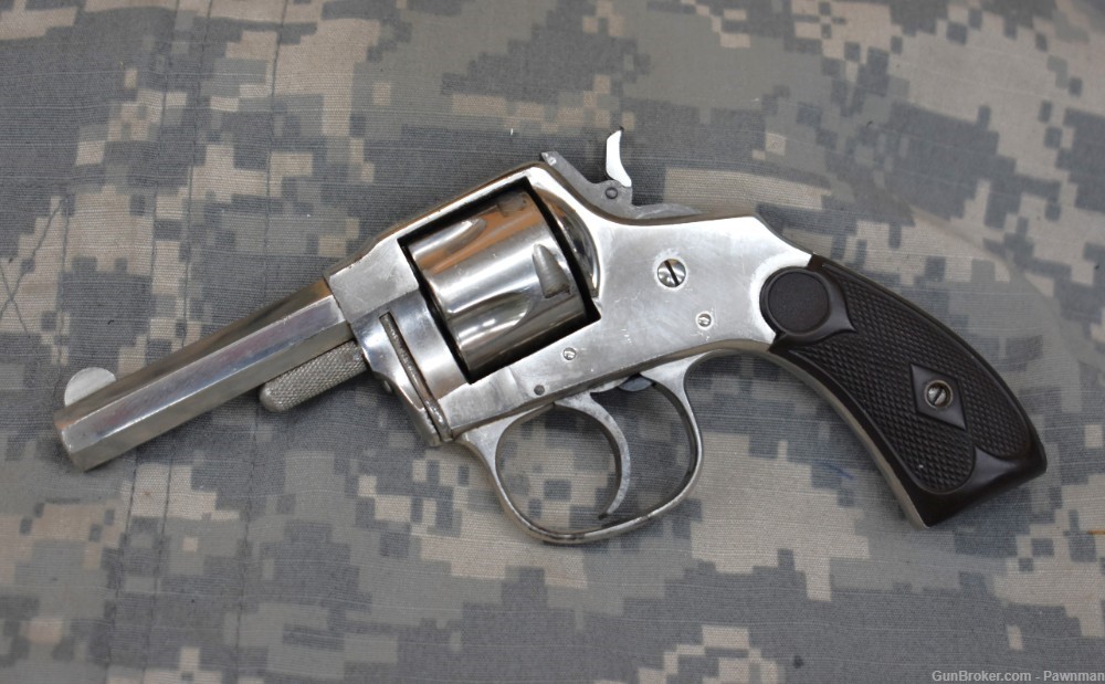 Hopkins & Allen Model XL 3 Double Action Revolver in 32 S&W BP-img-0
