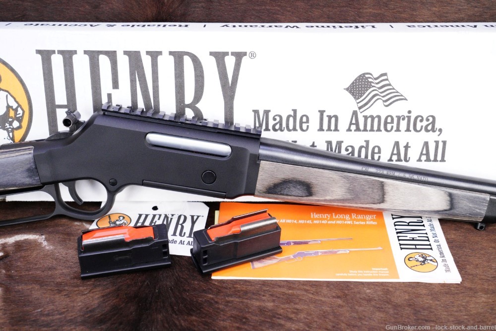 Henry Repeating Arms Model H014-223 Long Ranger .223 REM 5.56 Lever Rifle-img-4
