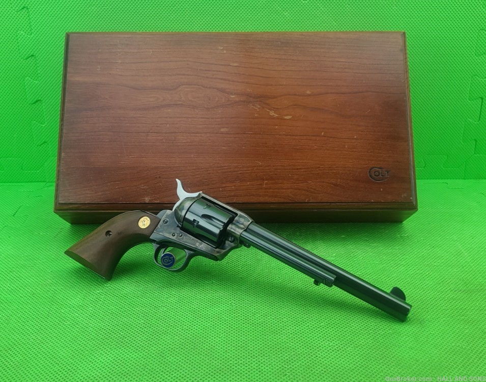 Colt SAA SINGLE ACTION ARMY * 44 SPECIAL * BORN 1979 * IN PRESENTATION CASE-img-9