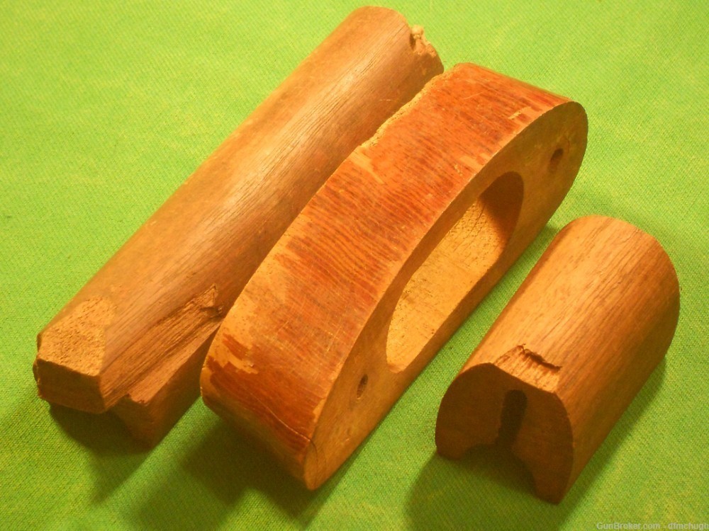 Three Mauser Stock Fragments, Lot-img-2