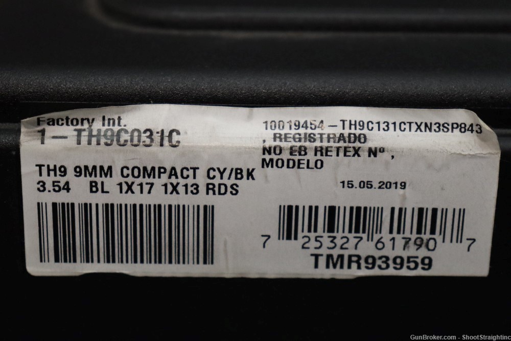 Taurus TH9c Cyan 9mm 3.54" w/case-img-19