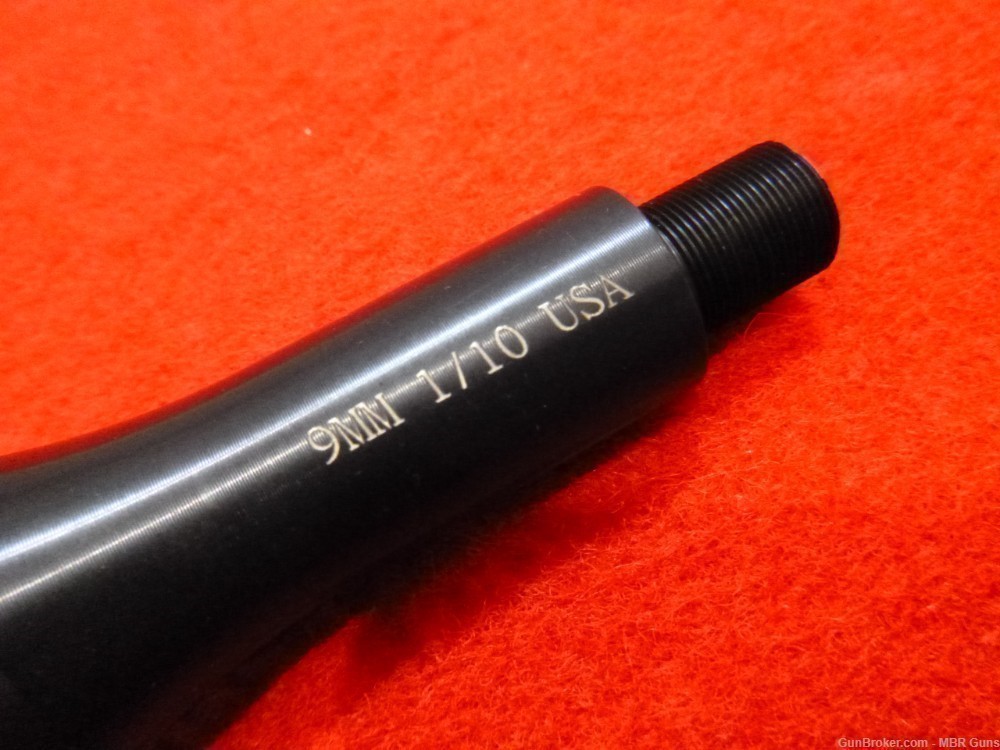 AR 15 4" 9mm Barrel Nitride 4150 CMV 1:10 Twist-img-1