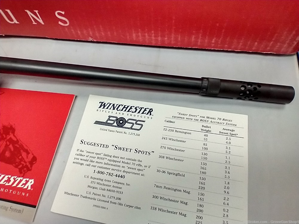 Winchester M70 Classic SM 270Win Pre-64 Style Action w/BOSS 24" 1990's-img-13