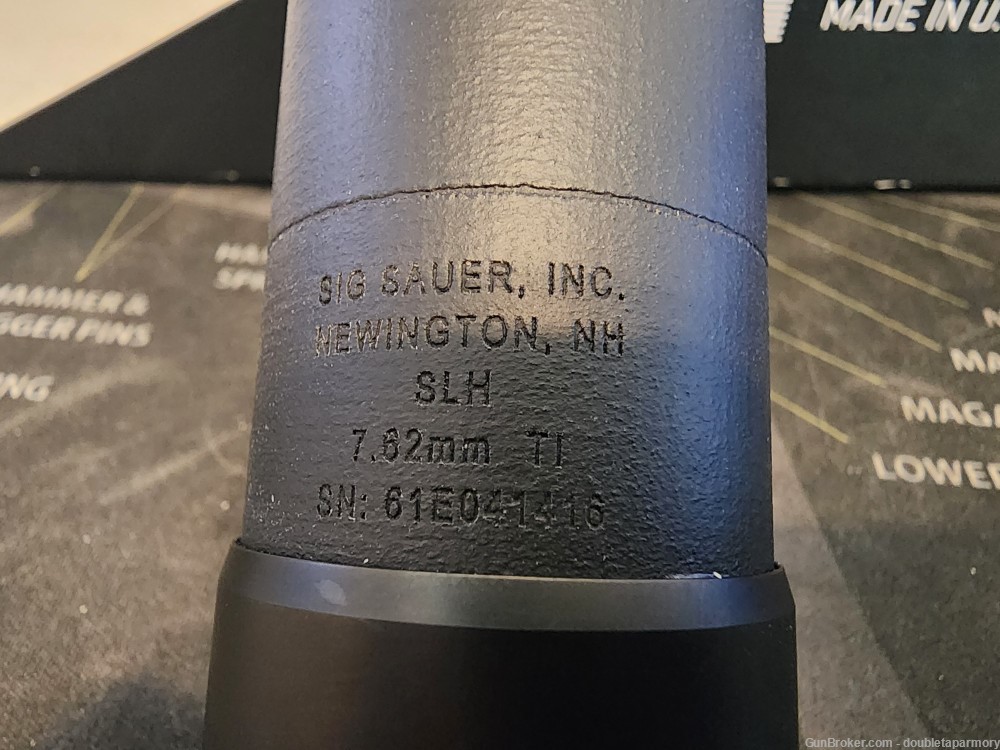 Discounted SIG SLH SUPPRESSOR 7.62 TI DIRECT THREAD - Light Weight see desc-img-2