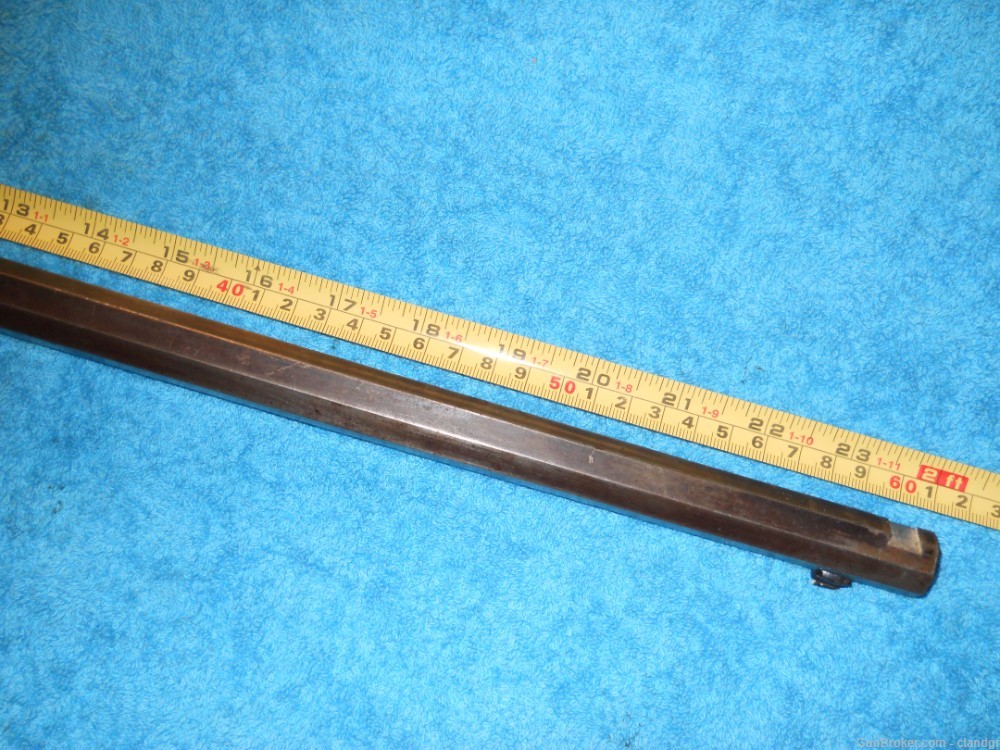 EARLY MARLIN 1889 1894 44 40 OR 44 WCF 24" OCTAGONAL BULGED AT FRONT BARREL-img-8