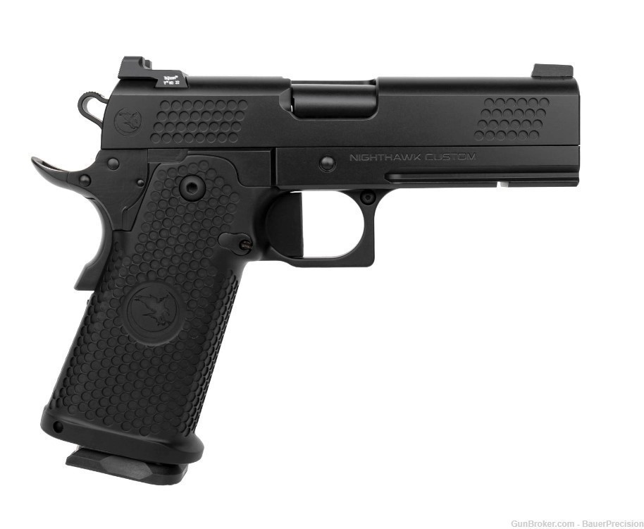 Nighthawk Custom TRS Commander 1911 Blackout Edition Double Stack 17Rd-img-0
