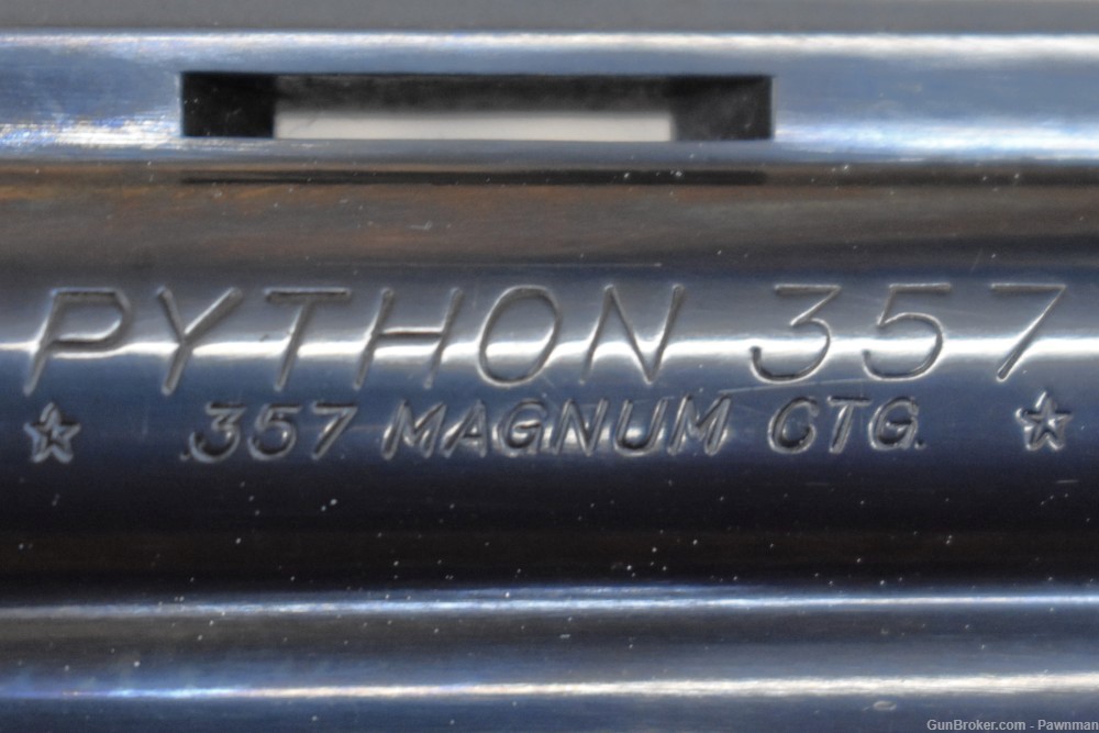 Colt Python in 357 Mag made 1974 - nice trigger work!-img-2
