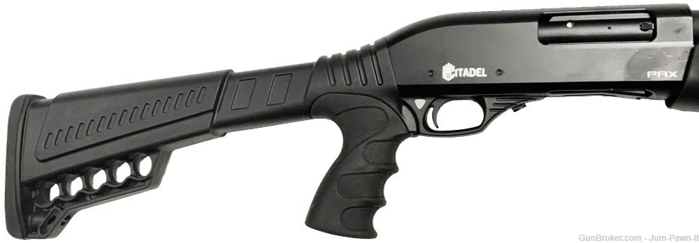 FRANCOLIN ARMS CITADEL PAX 12 GA for 3" BLACK PISTOL GRIP 20" PUMP SHOTGUN-img-2