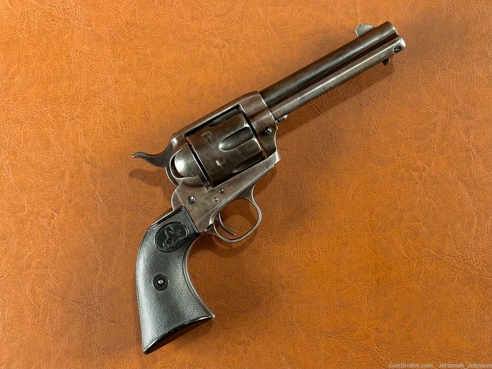 1873 Colt Single Action Army Revolver .41 Cal Blue 4 3/4" 1st Gen SAA 1898-img-0