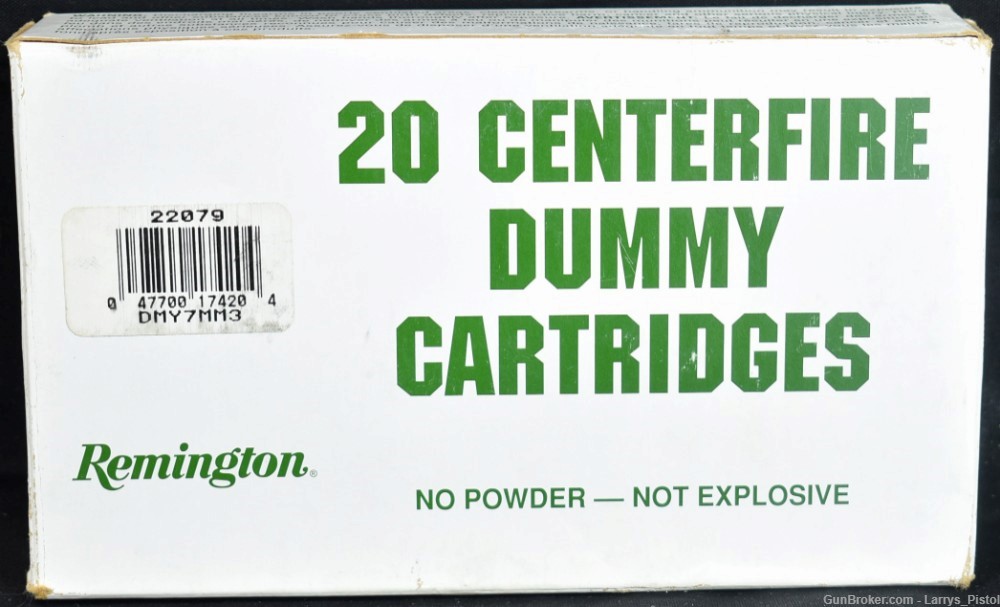 20 RDS Factory Loaded Dummy Remington 7mm Magnum Cartridges-img-1