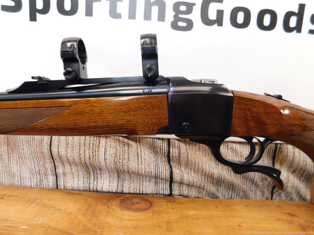 Beautiful 2010 Ruger No. 1 Mannlicher 7x57 20" Barrel w/ Ruger Scope Rings-img-10