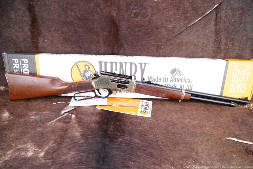 Henry Side Gate Brass H024-4570 .45-70 Gov't 20" Lever Action Rifle, 2022-img-6